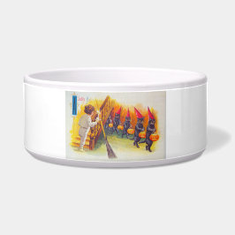 Tigela Um Dia das Bruxas (Gatos Negros)