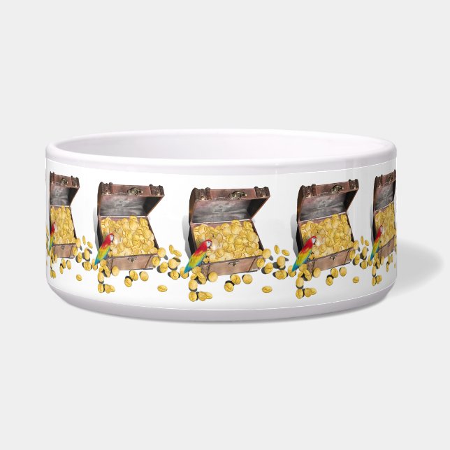 Tigela Um tesouro de piratas (Frente)