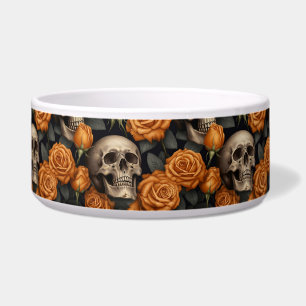 Tigela Uma Série de Caveira e Rosas Design 11