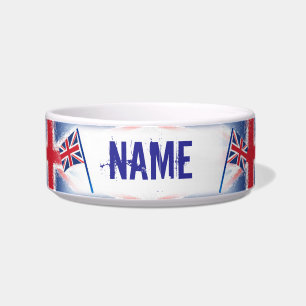 Tigela Union Jack afligido