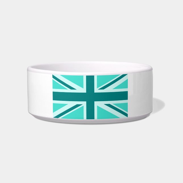 Tigela Union Jack Turquesa e Azul 2 (Frente)
