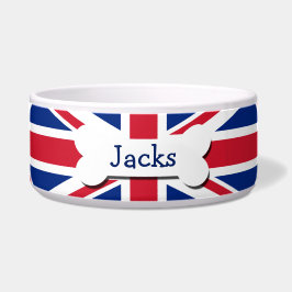 Tigela Union Jack UK Personalizado