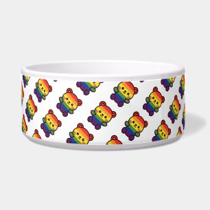 Tigela Ursinho Arco-Íris Kawaii - Uma Esmagada LGBTQ+ Org