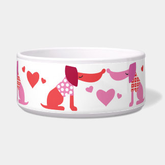 Tigela Valentines Dog Bowl 