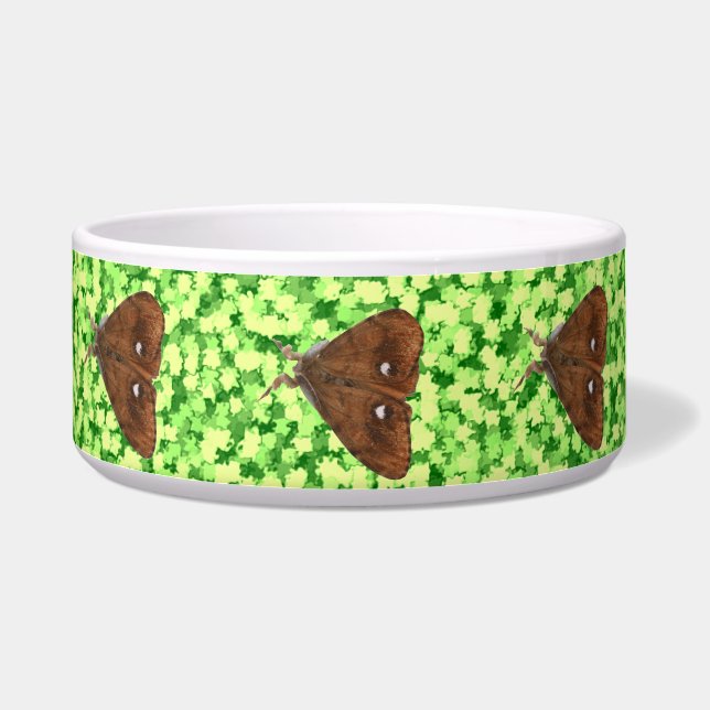 Tigela Vapourer Moth Dog Bowl (Esquerda)