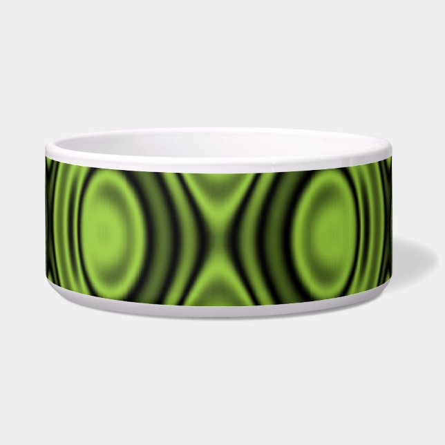 Tigela Verde limão Rings and Ripples (Frente)