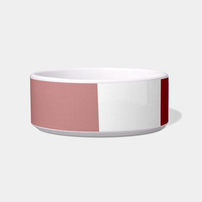 Tigela Vermelho e Branco (Frente)