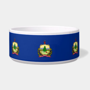 Tigela Vermont State Flag Pet Bowl