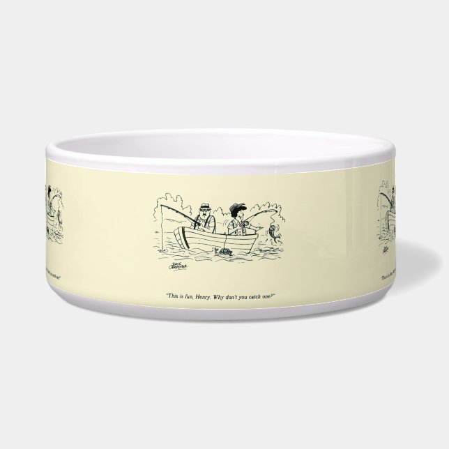 Tigela Viagem de pesca (Frente)