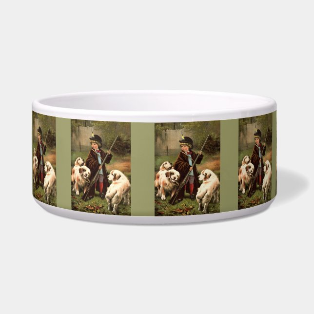 Tigela Vintage Art Pet Bowl (Frente)