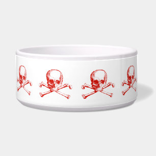 Tigela Vintage - Crânio e Crossbones