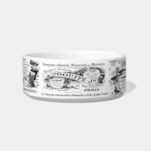 Tigela Vintage French Label Pet Bowl
