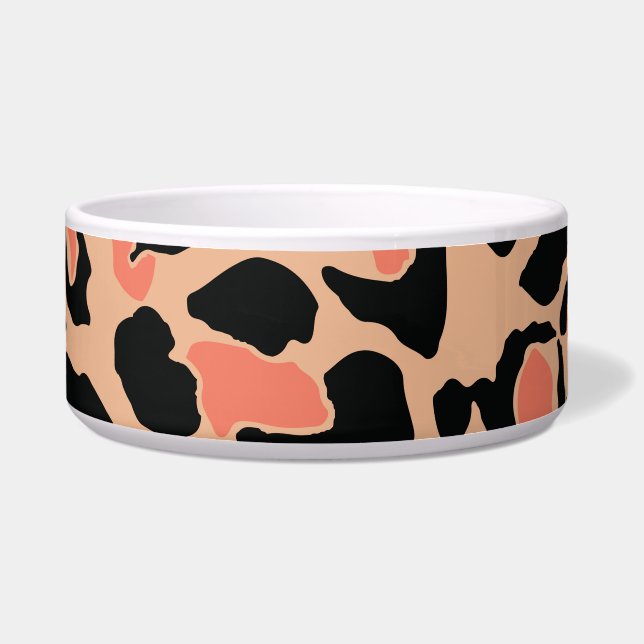 Tigela Vintage Leopard Pattern Design (Frente)