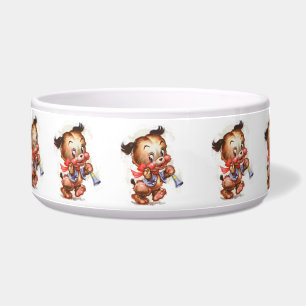 Tigela Vintage Puppy Art Puppy com Horn