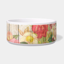 Vintage Rosas Rústicos Românticos Madeira