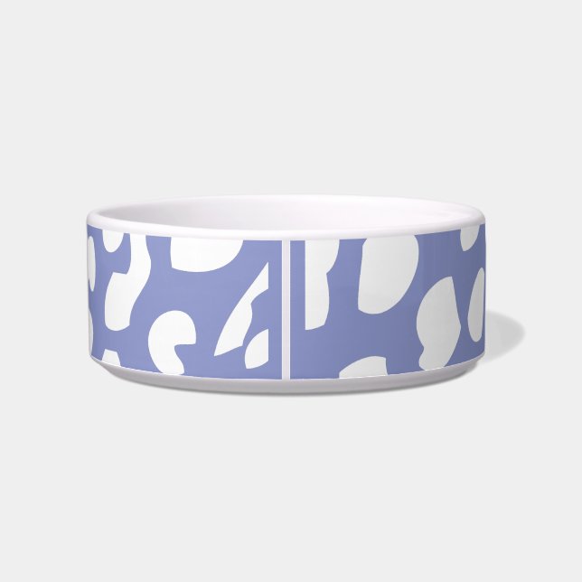 Tigela Violet e White Leopard Pet Bowl (Traseira)