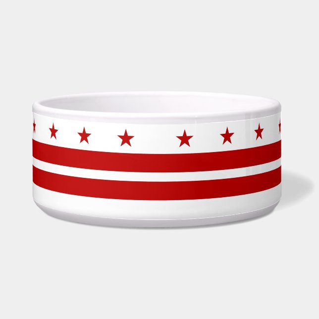 Tigela Washington Flag Pet Bowl (Frente)