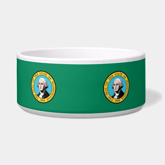 Tigela Washington Flag Pet Bowl (Frente)
