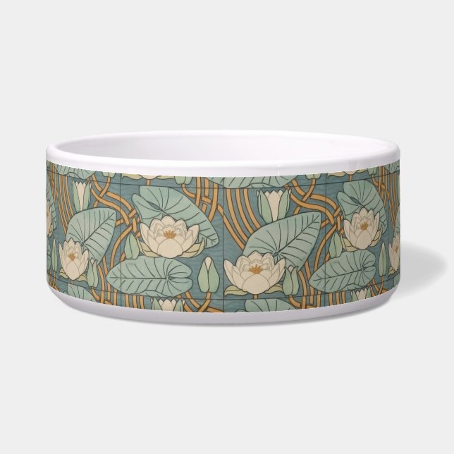 Tigela Water Lily Art Nouveau Nature (Frente)