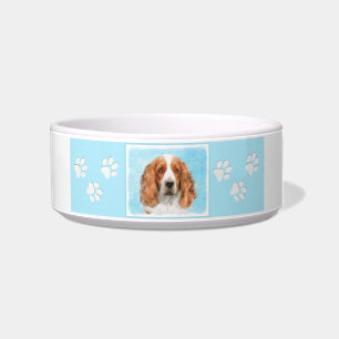 Tigela Welsh Springer Spaniel Painting - Arte Original De
