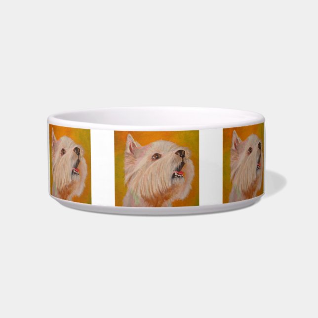 Tigela West Highland White Terrier Retrato (Frente)