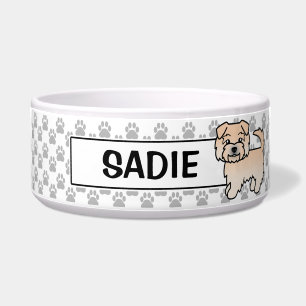 Tigela Wheaten Norfolk Terrier Cartoon Dog & Pet Name