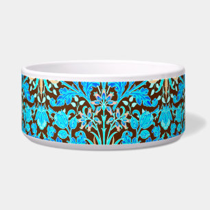 Tigela William Morris Hyacinth Impressão, Aqua e Brown