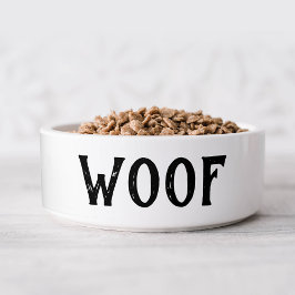 Tigela Woof Personalized Large Dog Bowl