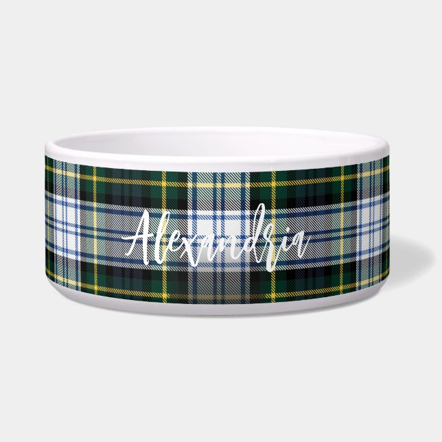 Tigela Xadrez Personalizado Rústico Clan Gordon Tartan (Frente)