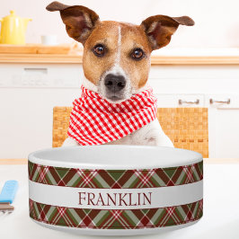 Tigela Xadrez Vintage | Controlos brancos vermelhos perso