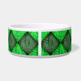 Tigela Xingverde falsa grama ou folhas de coqueiro.