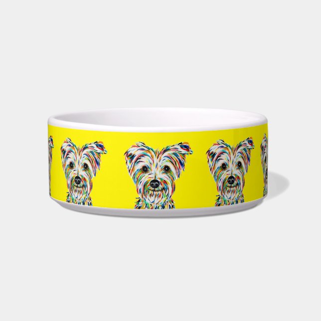 Tigela Yorkshire Terrier Yellow Bowl (Frente)