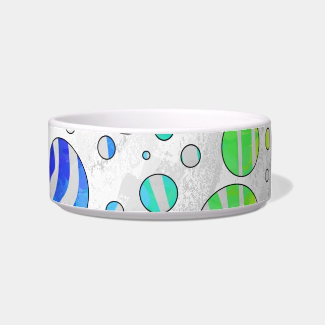 Tigela Zebra Rainbow e White Impressão (Direita)