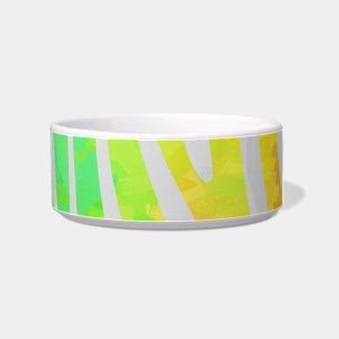 Tigela Zebra Rainbow e White Impressão