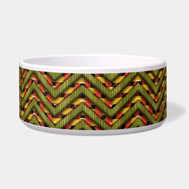 Tigela ZigZag para 1 Pet (Esquerda)