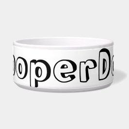 TIGELA ZOOPER DOG BOWL