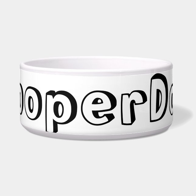 TIGELA ZOOPER DOG BOWL (Frente)