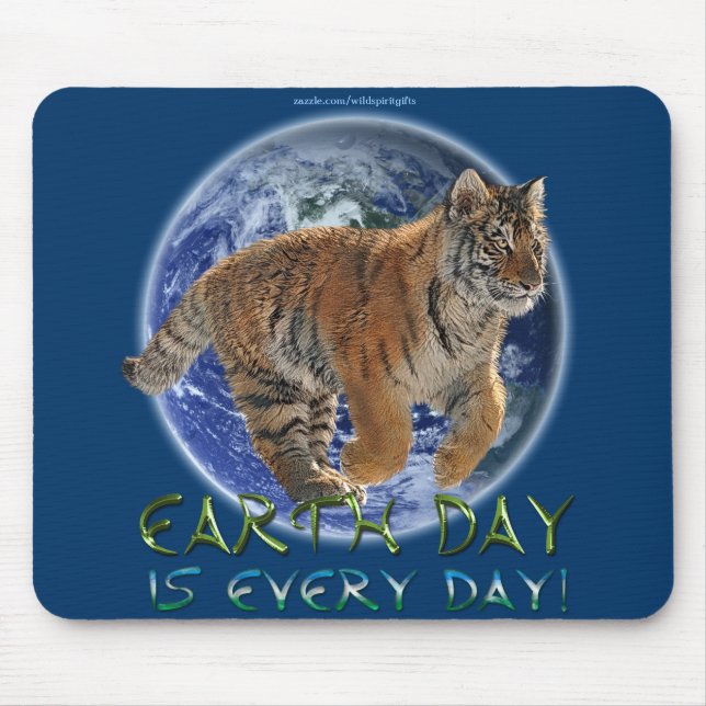 Tiger Cub, Mousepad de Proteção da Vida Selvagem d (Frente)