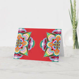Tiger Dragon Mandala - Cartão de Saudação
