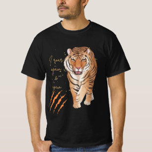 Tiger... eu brinco uma e outra vez com a camiseta