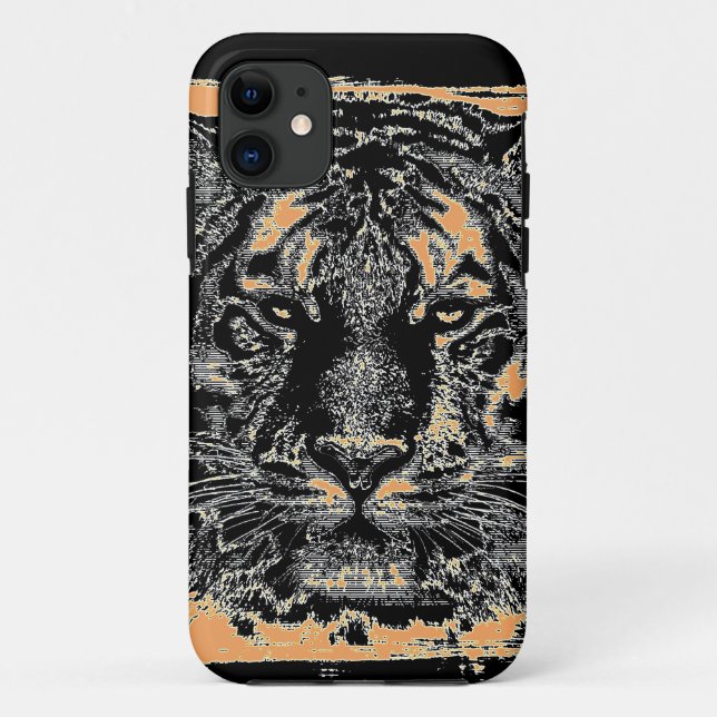 Tiger Fine Art 2 - capas de iphone (Verso)