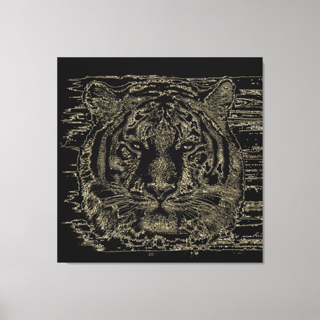 Tiger Fine Art 3 Canvas (Frente)