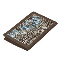 Tiger Leopard Abstrato Impressão