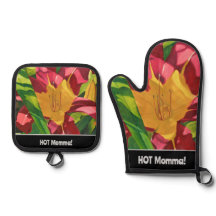 Tiger Lily Hot Momma Forno Mitt & Pote Holset