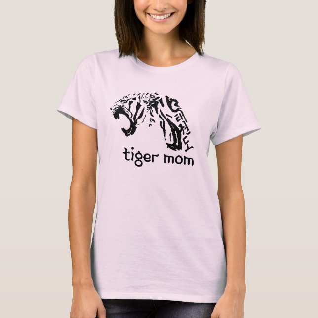 Tiger Mãe Tae Kwon Do T-shirt (Frente)