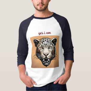 Tiger Majestade: Estilo de Raiva para a Camiseta M