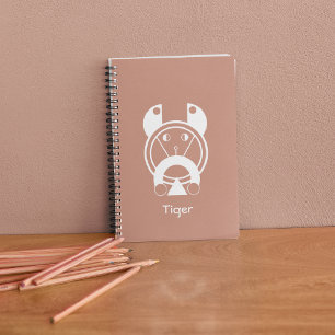 Tiger - Planejador de Estilo Geométrico Zodiac
