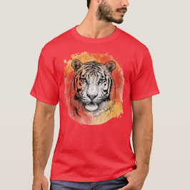 Tiger symbol of courage.  T-Shirt