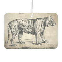 Tiger Vintage Wildlife Grunge Decorative