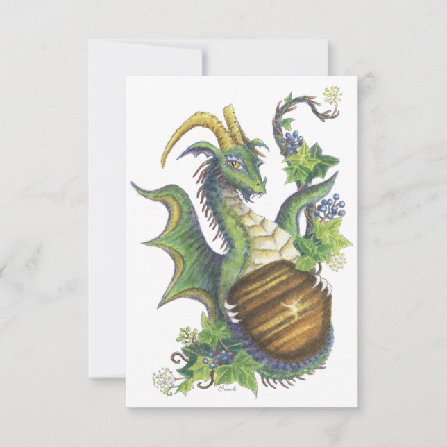 Tiger's Eye Dragon - cartão (Frente)